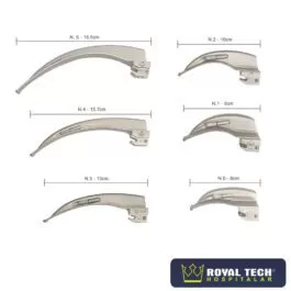 LÂMINA AÇO INOX LARINGOSCÓPIO MACINTOSH (3) (MD)