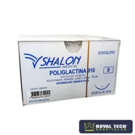 POLIGLACTINA 910 (0) 3.0CM – 3/8 CIL – 70CM (SHALON)