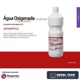 ÁGUA OXIGENADA 10V. (1L) 1FRASCO (RIOQUÍMICA)