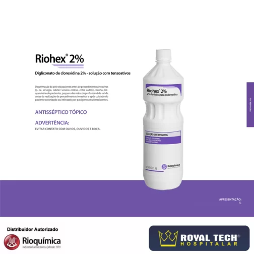 0510101714 - CLOREXIDINA DEGERMANTE 2% (RIOHEX 2%) (ANTISSEPSIA) (1L) 1 FRASCO (RIOQUÍMICA)_001.fw