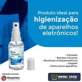 ÁLCOOL ISOPROPÍLICO (50ML) 1FRASCO (RIOQUÍMICA)