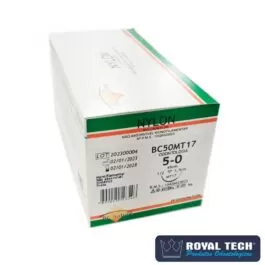 NYLON (5-0) 1.7CM – 1/2 TRG – 45CM (BC SUTURE)