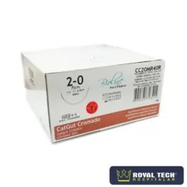 CATGUT CROMADO (2-0) 4.0CM – 1/2 CIL – 75CM (BIOLINE)