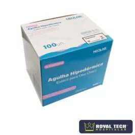 AGULHA HIPODÉRMICA (20X0.55MM) 24G 3/4 (ROXA) CX100UN (NEOLAB)