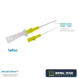 CATETER IV PERIF. (JELCO SERIVA) 24Gx19MM (FEP-TEFLON-72h) 1UN (SMITHS MEDICAL)