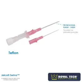 CATETER IV PERIF. (JELCO SERIVA) 20Gx32MM (FEP-TEFLON-72h) 1UN (SMITHS MEDICAL)