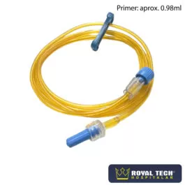 EXTENSOR DE PERFUSÃO NEONATAL COM CLAMP (3FR) (FOTOPROTETOR) 1.20M LL (SEROPLAST)